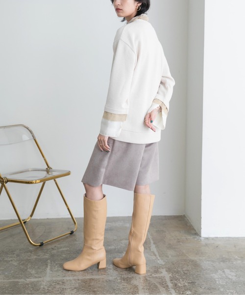 「Eimee Law」 長袖ニット 38 アイボリー レディース_画像4