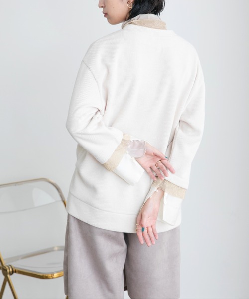 「Eimee Law」 長袖ニット 38 アイボリー レディース_画像8