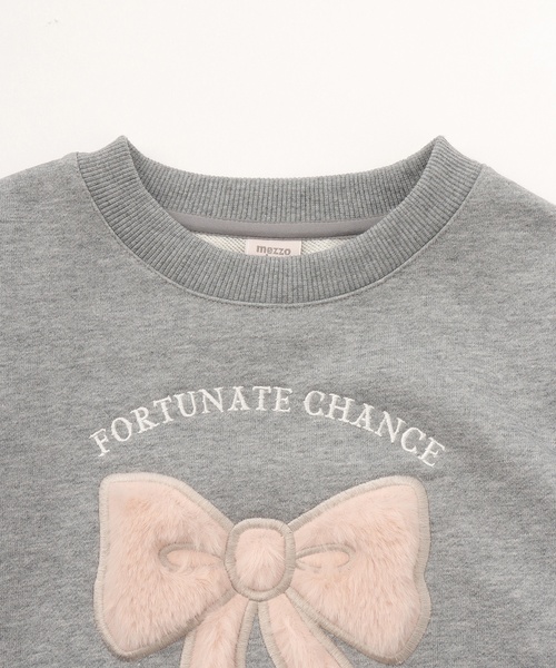 mezzo piano Junior（メゾピアノ ジュニア） トレーナー リボン