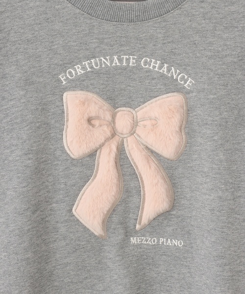 mezzo piano Junior（メゾピアノ ジュニア） トレーナー リボン