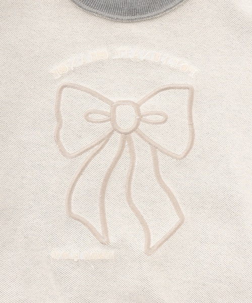 mezzo piano Junior（メゾピアノ ジュニア） トレーナー リボン