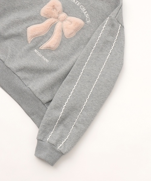 mezzo piano Junior（メゾピアノ ジュニア） トレーナー リボン