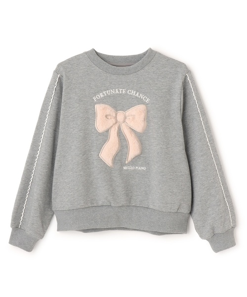 mezzo piano Junior（メゾピアノ ジュニア） トレーナー リボン