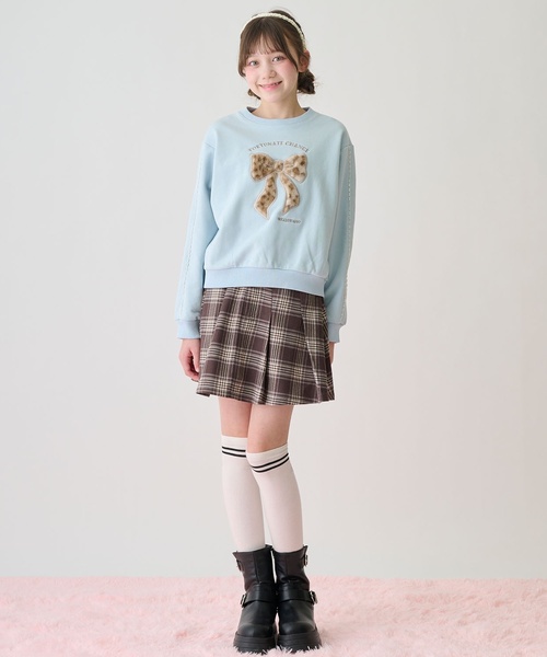 mezzo piano Junior（メゾピアノ ジュニア） トレーナー リボン