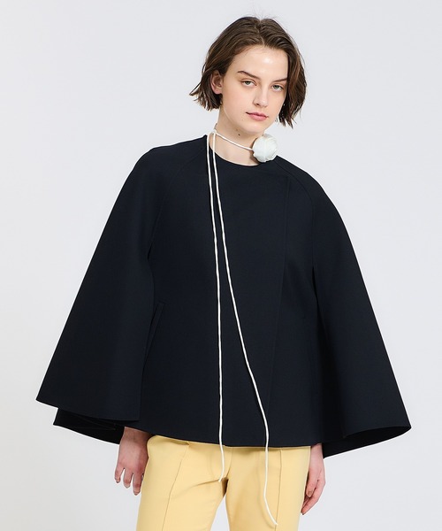 ESTNATION（エストネーション） ポンチョコート FREE ネイビー