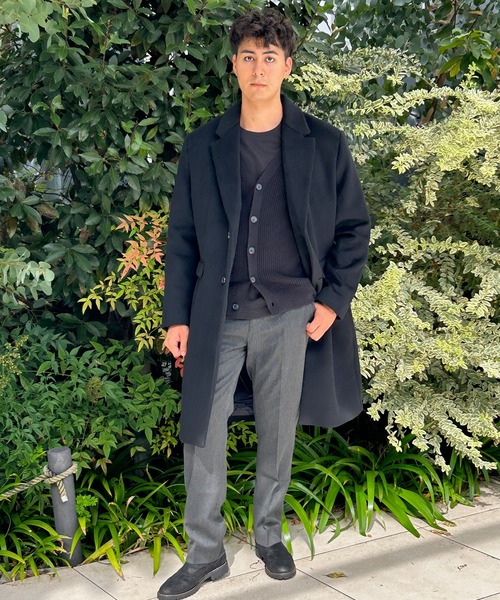 BANANA REPUBLIC FACTORY STORE」 チェスターコート X-LARGE ブラック