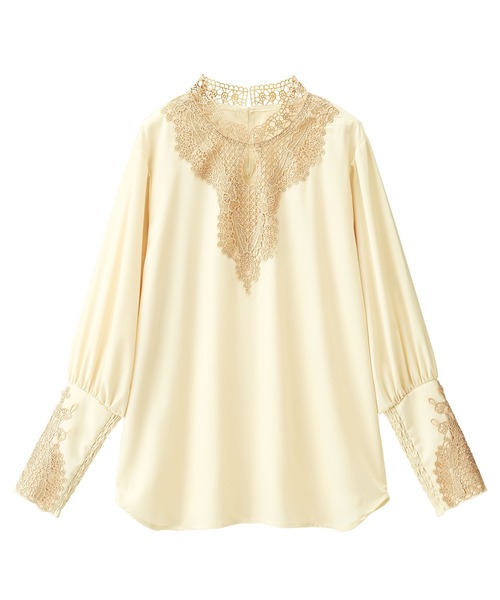 「RANAN」 長袖チュニック L ネイビー レディース_画像2