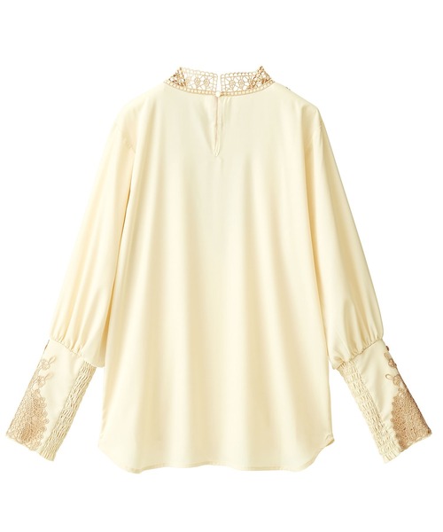 「RANAN」 長袖チュニック L ネイビー レディース_画像3