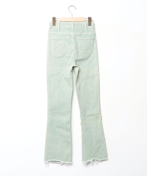 「MOTHER DENIM」 ブーツカットデニムパンツ 24 グリーン レディース_画像2