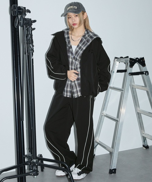 「Anchor Smith」 ブルゾン L ワイン メンズ_画像8