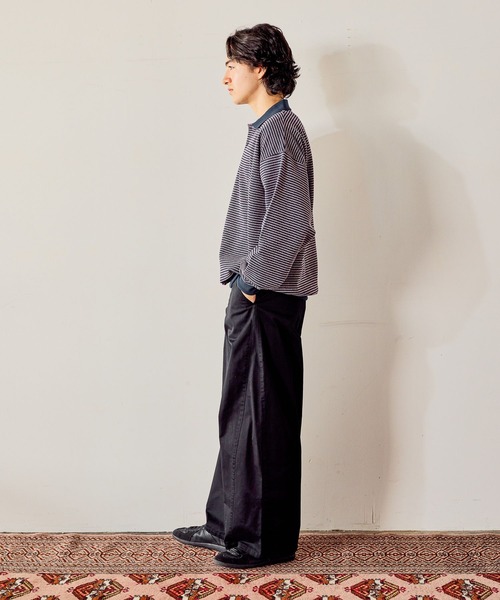 服*す様 BOTTER ボッター　裏毛ボーダーポロシャツ niko and（ニコアンド）の「裏毛ボーダーポロ（ポロシャツ）」 - WEAR