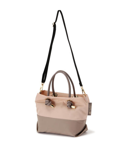 VIOLADORO ベージュハンドバッグ VIOLAd'ORO（ヴィオラドーロ） 2WAYバッグ F ベージュ レディース