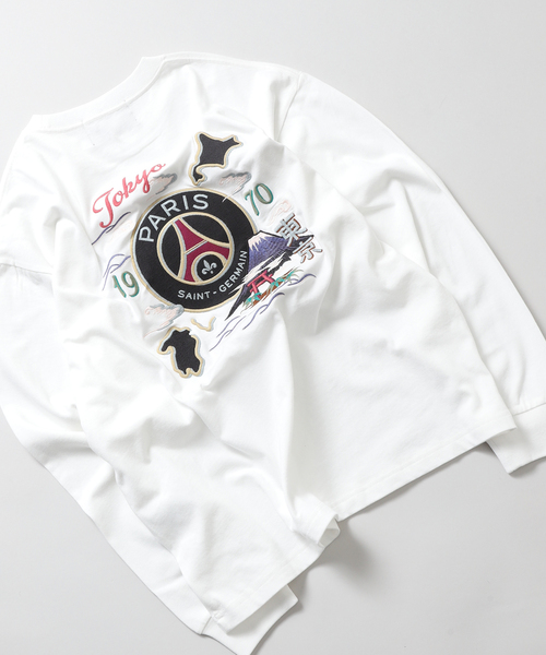 tシャツ 「Paris Saint-Germain 」JP TOKYO刺繍 ロングスリーブ T