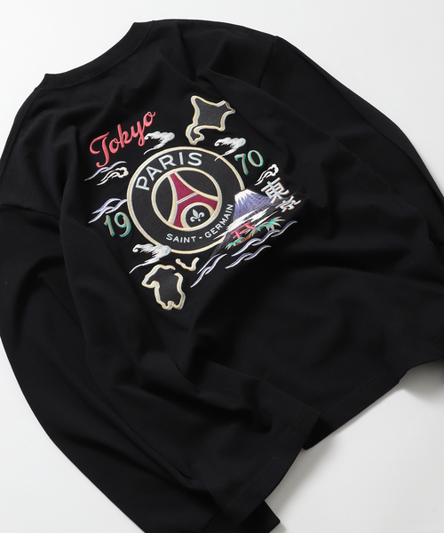 tシャツ 「Paris Saint-Germain 」JP TOKYO刺繍 ロングスリーブ T