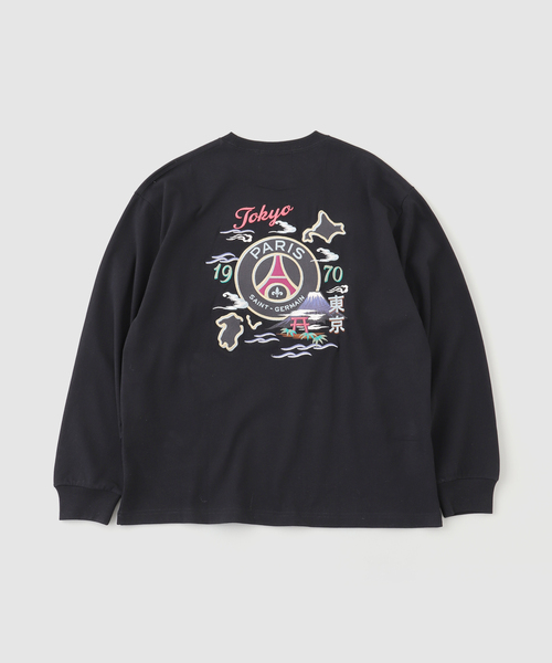 tシャツ 「Paris Saint-Germain 」JP TOKYO刺繍 ロングスリーブ T