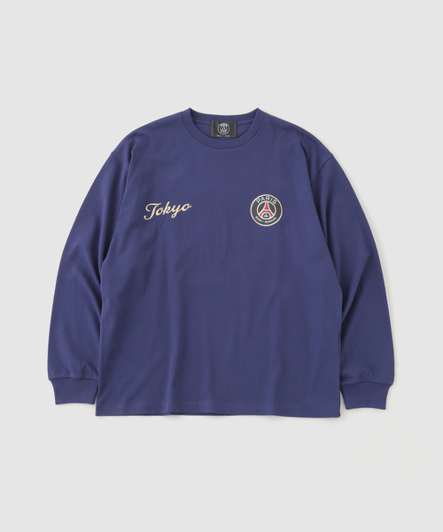 tシャツ 「Paris Saint-Germain 」JP TOKYO刺繍 ロングスリーブ T