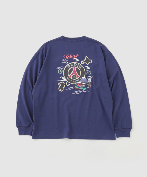 未使用タグ付長袖【PARIS SAINT-GERMAN】40周年 2010（H） tシャツ 「Paris Saint-Germain 」JP TOKYO刺繍 ロングスリーブ T