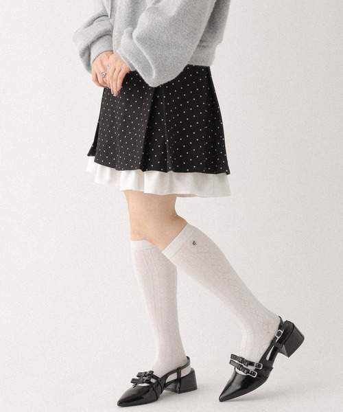 Heather（ヘザー） スカート 2WAYプリーツミディスカート 652153
