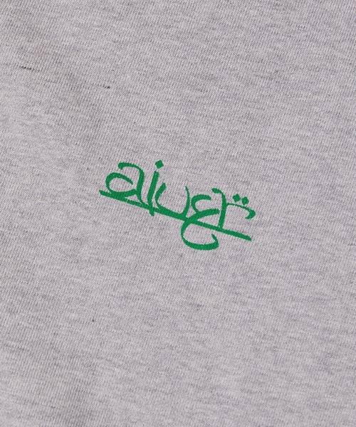 「AIVER」 ジップアップパーカー LARGE グレー メンズ_画像9