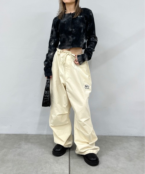 「WHO'S WHO gallery」 長袖カットソー FREE ブラック レディース_画像3