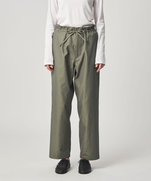 美品 スティーブンアラン 2万円 2024年 センタープレスパンツ ブラック E STEVEN ALAN（スティーブンアラン） パンツ 「Steven Alan」TC