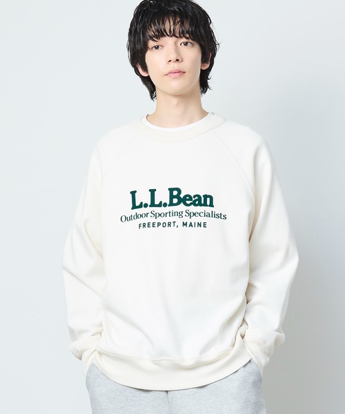 90s L.LBean ラガーシャツ マルチパネル エルエルビーン スウェット L.L.Bean（エルエルビーン） トレーナー スウェット 「JAPAN EDITION