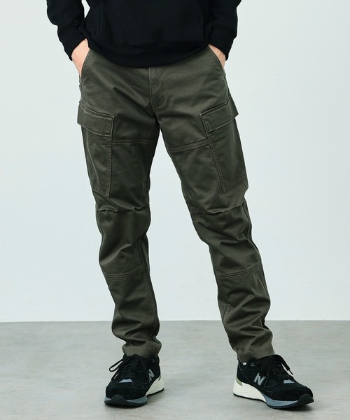 「Alpha Industries」 カーゴパンツ LARGE ダークオリーブ メンズ_画像2