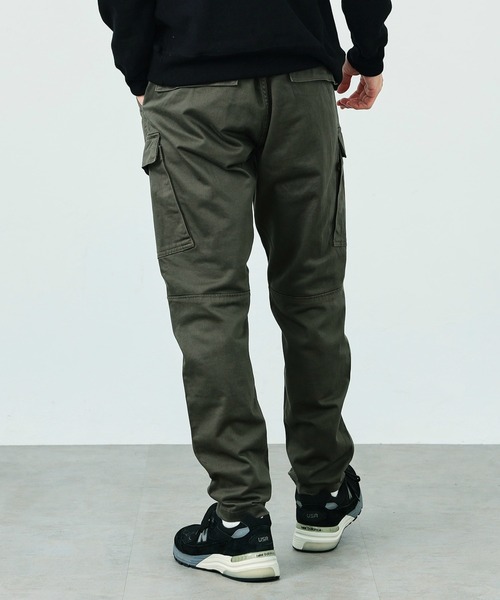 「Alpha Industries」 カーゴパンツ LARGE ダークオリーブ メンズ_画像4