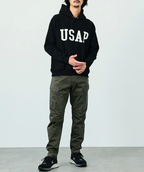 「Alpha Industries」 カーゴパンツ LARGE ダークオリーブ メンズ_画像5