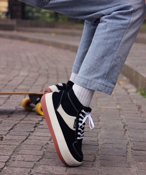 「NORTHWAVE」 ハイカットスニーカー 38 ブルー メンズ_画像2