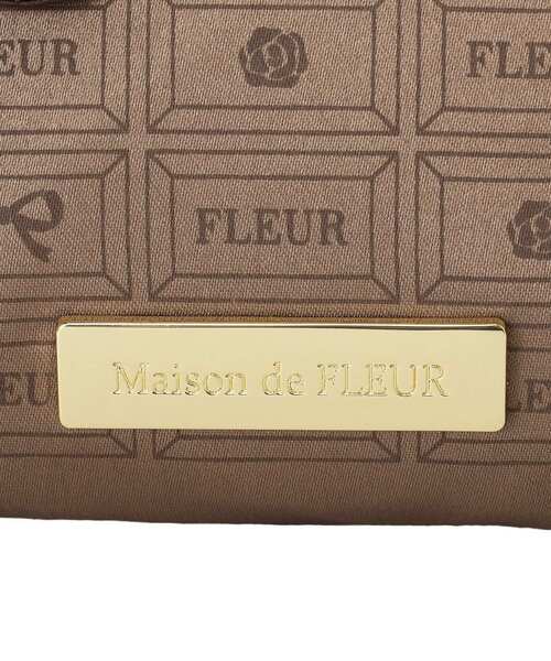 Maison de FLEUR（メゾンドフルール） ポーチ FLEURチョコレートポーチ