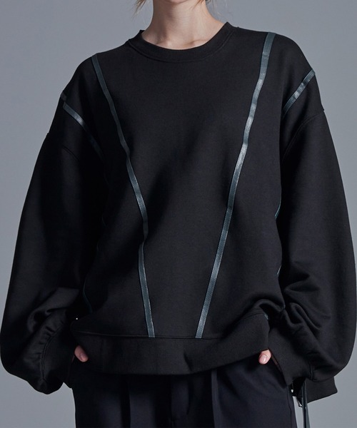 「Loose/ルース」 スウェットカットソー M ダークグレー メンズ_画像8