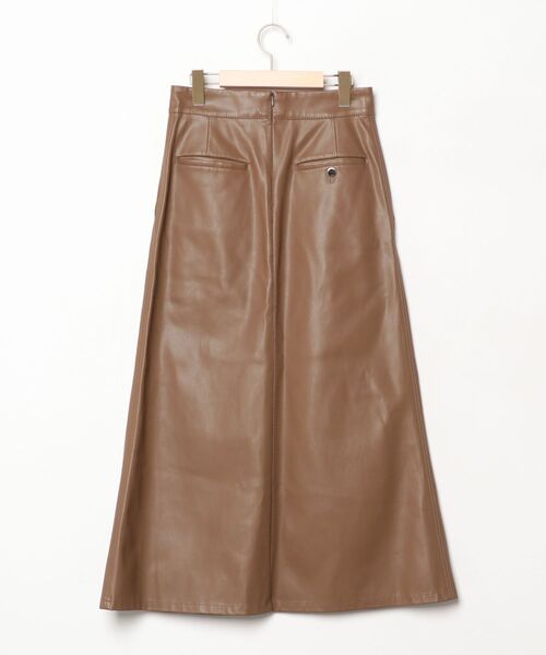 「CINOH」 スカート 36 ブラウン レディース_画像2