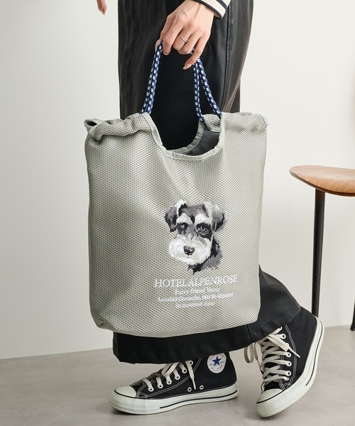 SETUP7（セットアップセブン） トートバッグ 「SETUP7」メッシュ刺繍
