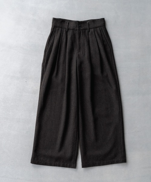 「SINSS」 スラックス MEDIUM チャコール メンズ_画像2