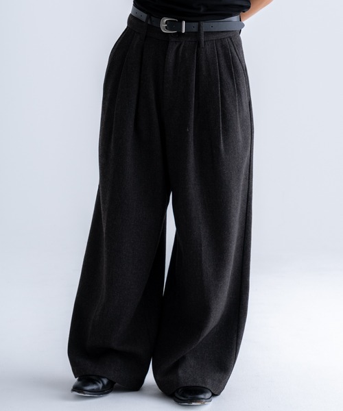 「SINSS」 スラックス MEDIUM チャコール メンズ_画像6