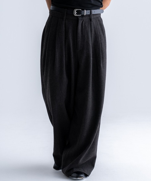 「SINSS」 スラックス MEDIUM チャコール メンズ_画像7