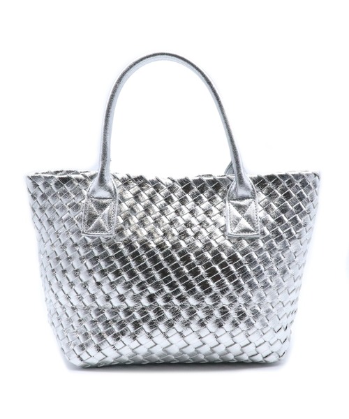 「GUSCIO」 ハンドバッグ FREE シルバー レディース_画像7