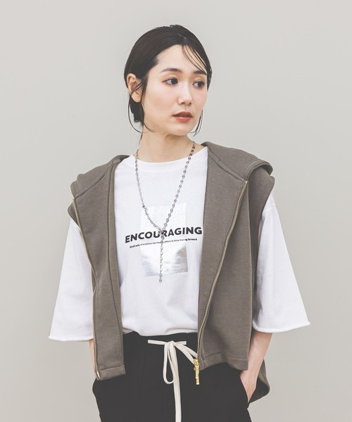 GLOBAL WORK（グローバルワーク） ベスト ジレ 夏 WフェイスZIPベスト