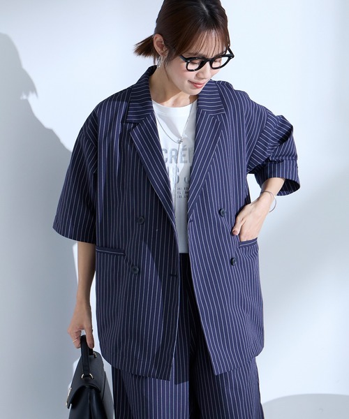 Aunely ジャケット テーラードジャケット レディース : ZOZOTOWN Yahoo