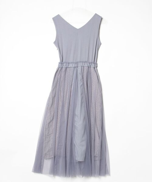 「WILLSELECTION」 ノースリーブワンピース MEDIUM グレー レディース_画像2