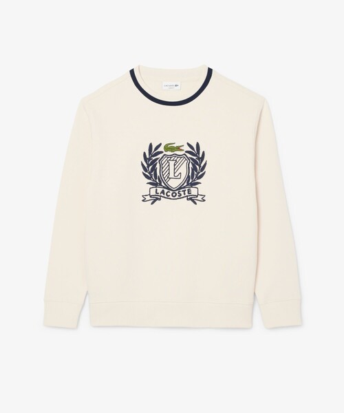 「LACOSTE」 スウェットカットソー 3 オフホワイト メンズの画像