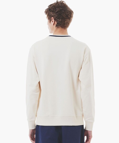 「LACOSTE」 スウェットカットソー 3 オフホワイト メンズの画像