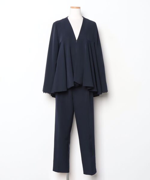 「RUIRUE BOUTIQUE」 セットアップ LL ネイビー レディース