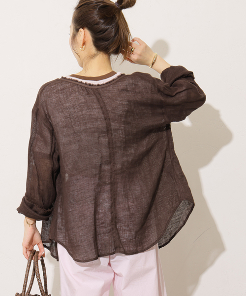 JOURNAL STANDARD relume  2wayリネンシャツ JOURNAL STANDARD relume（ジャーナルスタンダード レリューム）の