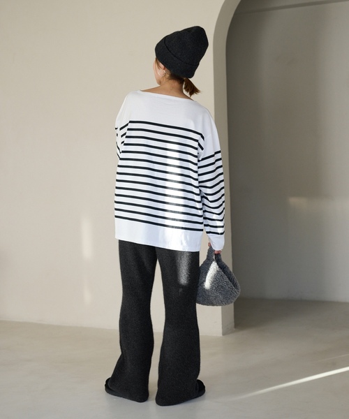 「FRAMeWORK」 パンツ 36 チャコールグレー レディースの画像