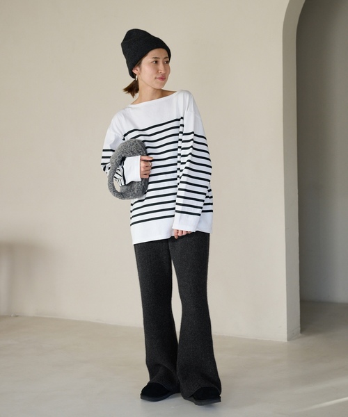 「FRAMeWORK」 パンツ 36 チャコールグレー レディースの画像
