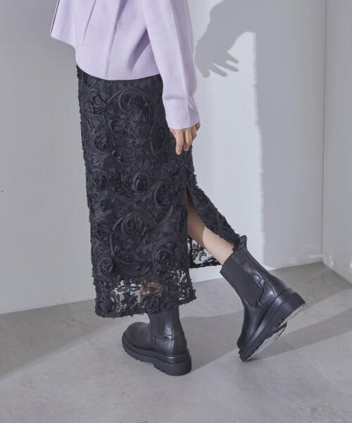 「PROPORTION BODY DRESSING」 タイトスカート MEDIUM ホワイト レディース_画像4