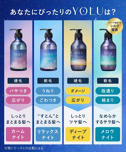 YOLU（ヨル） シャンプー 「数量限定」 トリーツ サマー ナイトリペア