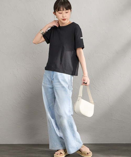 ORCIVAL（オーシバル） tシャツ 半袖 パターンメッシュ クルーネックT